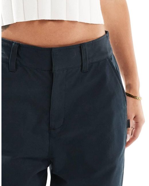 Nike Blue Msc Twill Wide Leg Trousers