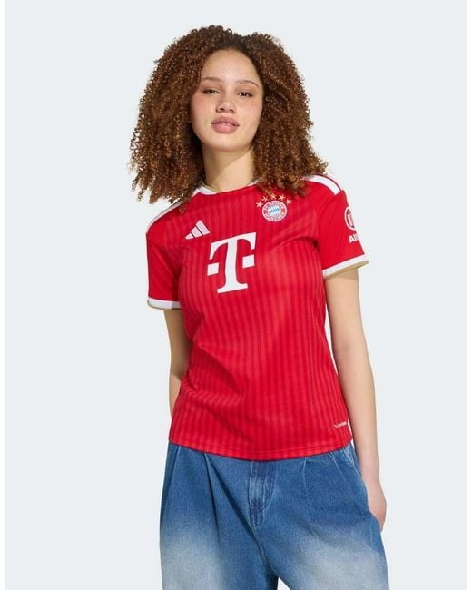Adidas Originals Red Fc Bayern Munich 26/27 Home Jersey