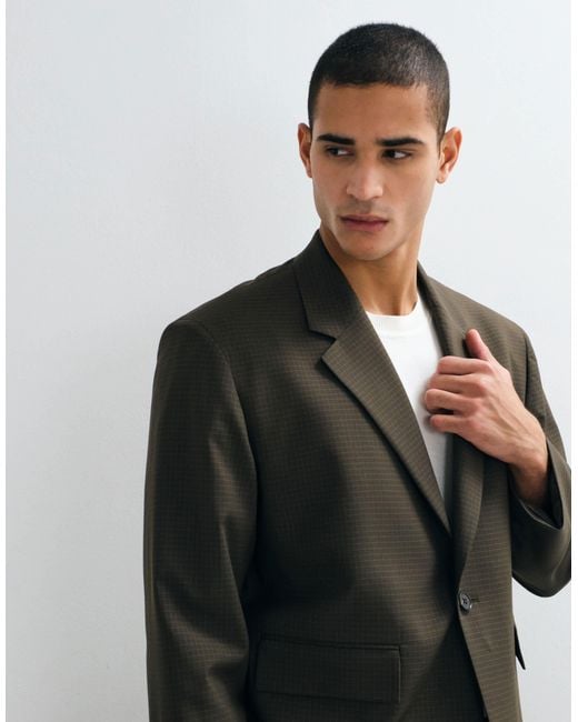 ASOS Black Boxy Suit Jacket for men