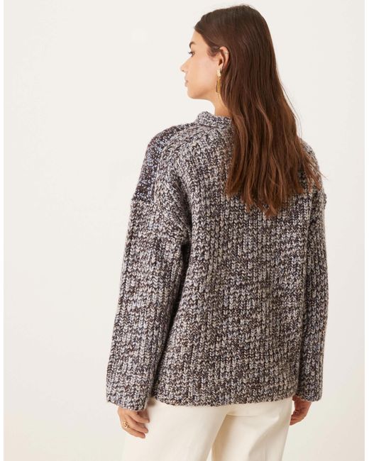 ASOS Gray – oversize-pullover