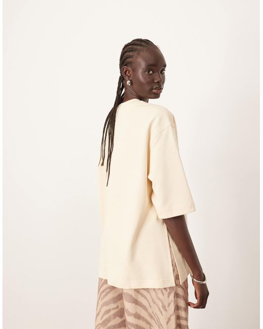 ARRANGE Natural Seam Detail Heavy Weight Oversized T-shirt