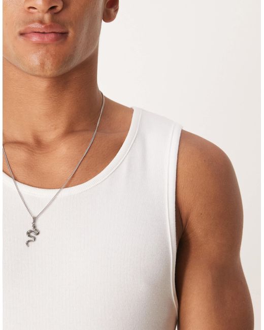 Collier en acier inoxydable étanche avec pendentif collier ASOS pour homme en coloris Natural
