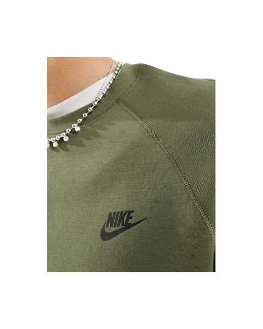 Sudadera tech fleece Nike de hombre de color Green