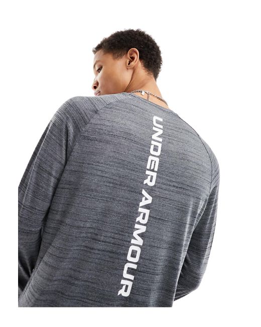 Under Armour – evolved core tech 2.0 – langärmliges shirt in Gray für Herren