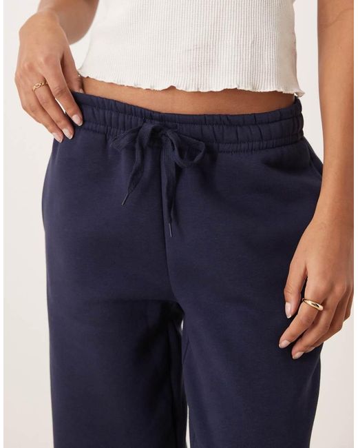 Gina Tricot Blue Loose Fit Straight Leg joggers