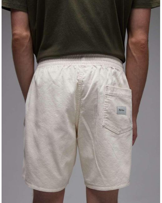 Rhythm Green Classic Cord Jam Short for men