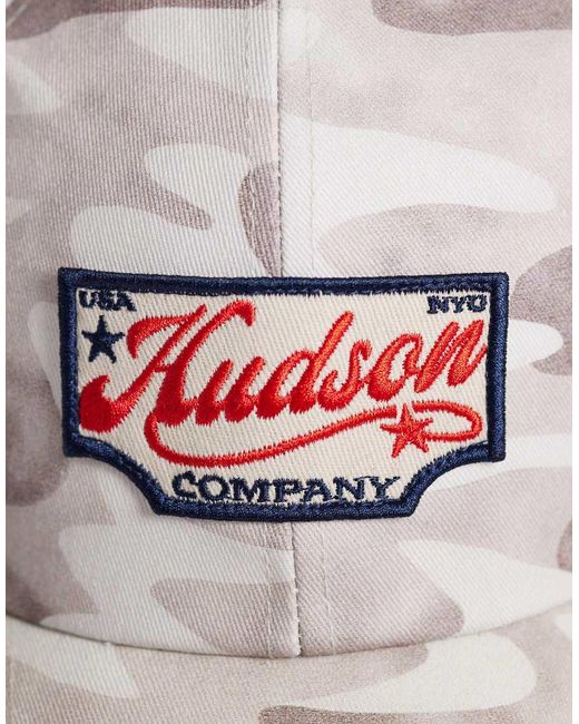 ASOS White Trucker Cap With Embroidery for men