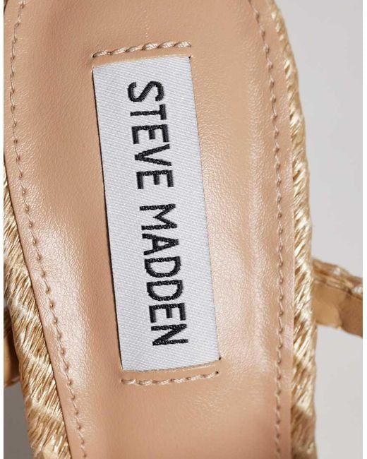 Steve Madden White Saturn Heeled Sandal