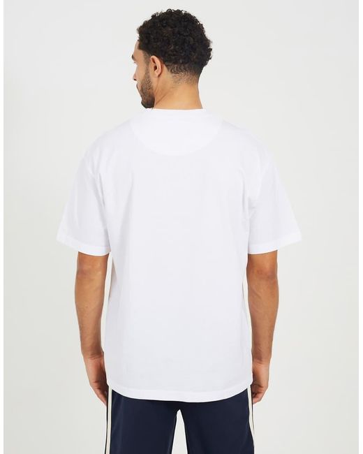 Brave Soul White Cotton Jersey Graphic T-Shirt for men