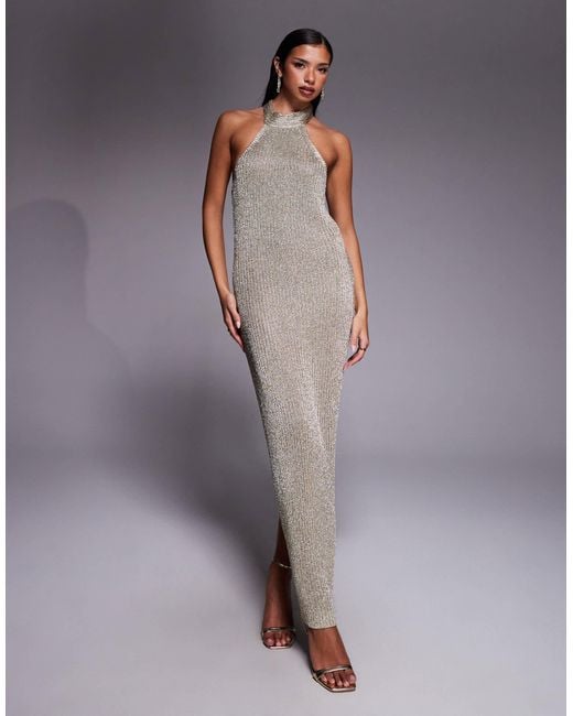 lux brand dress Handmade Bella Style Exclusive Lux Brand Design, Shiny Disco Silver Mini Dress
