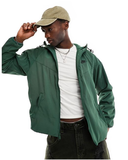 Nike Green Windrunner Winter Woven Jacket for men