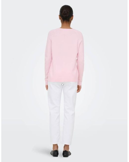 ONLY Pink Knitted Pullover