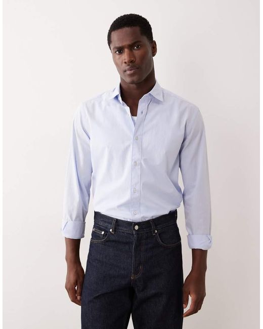 Camicia di Mango in White da Uomo