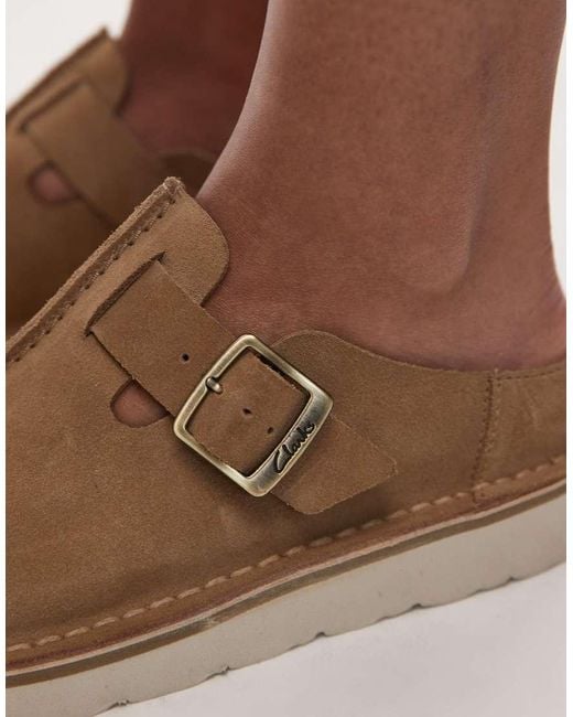Clarks Brown Solsbury Mule