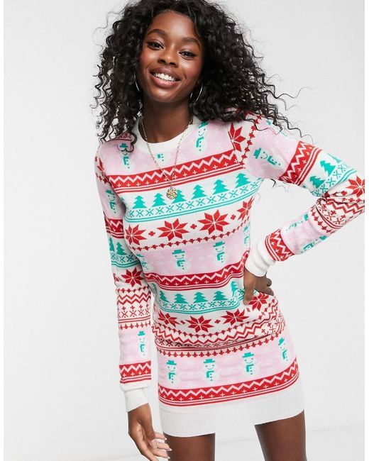 christmas jumper dress next