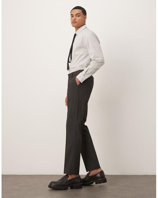 ASOS Gray Slim Suit Pants for men