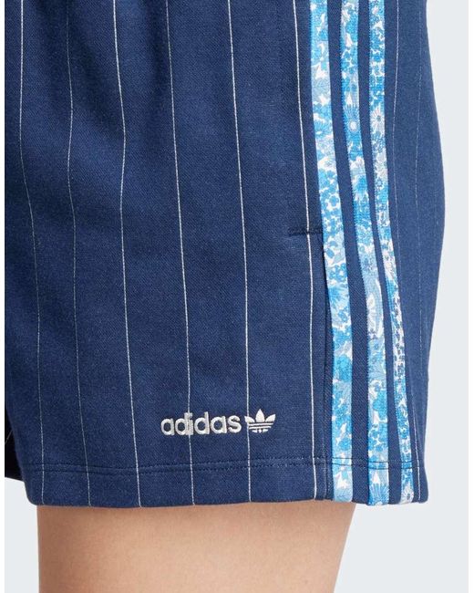 Adidas Originals Blue X Liberty London Tonal Sprinter Shorts