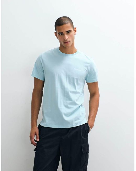 Columbia Blue Csc Outdoor Back Graphic T-shirt for men