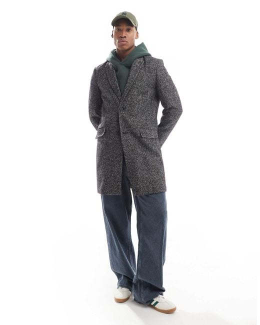 River Island – strukturierte hemdjacke in Multicolor für Herren