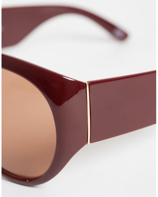 ASOS Brown Oversized Aviator