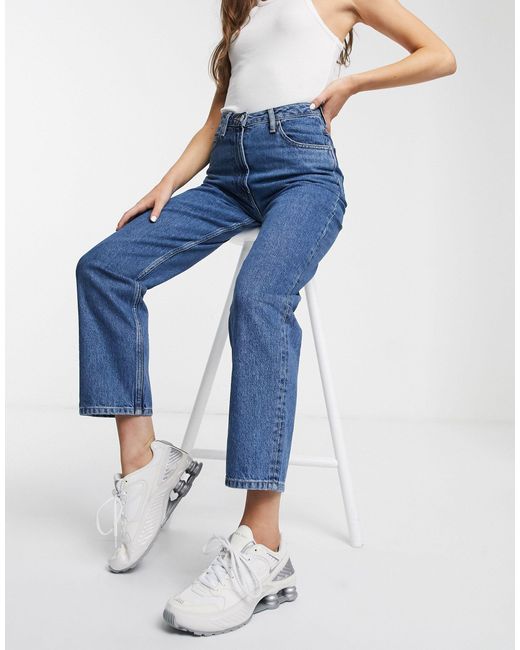 Collusion X006 Mom Jeans in Blue | Lyst UK