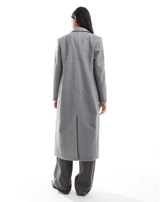 Vila White Longline Formal Coat