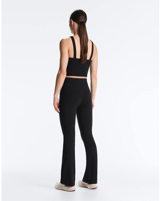 Oysho Blue Evermove High Rise Flare Trousers