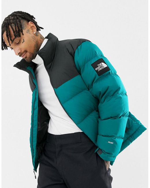 The North Face 1992 Nuptse Jacket In Everglade Green for men