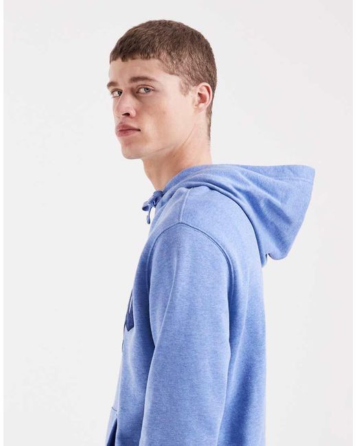 Gap Blue Logo Overhead Hoodie for men