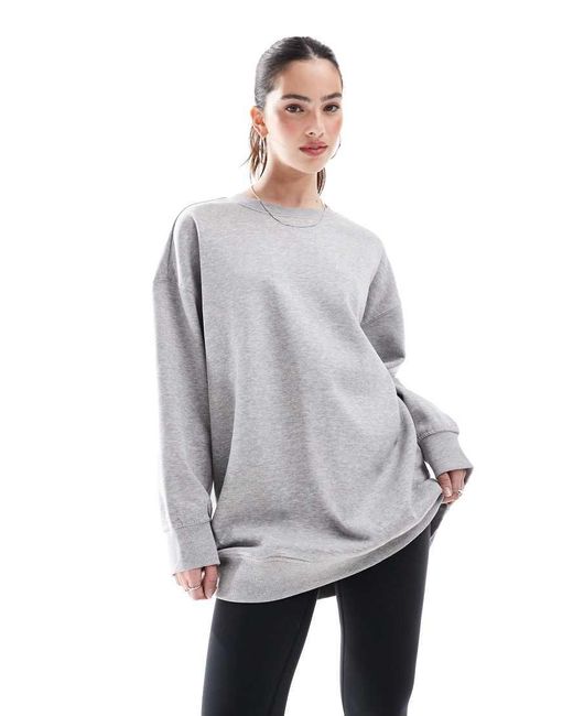 Monki Gray Oversized Sweatshirt