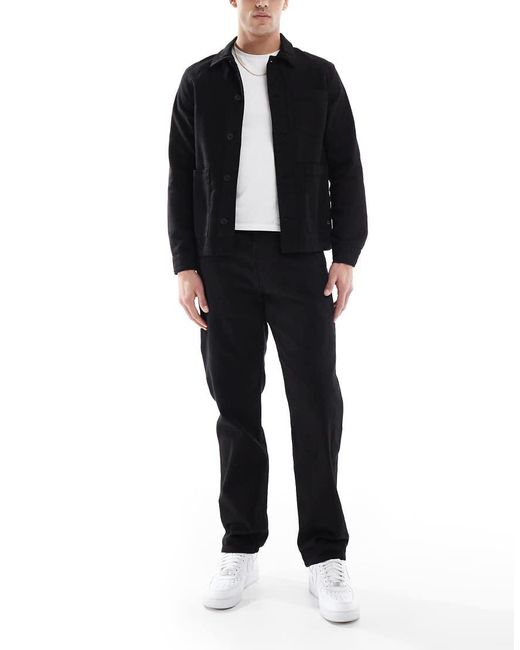 Pantalones Negros De Estilo Carpintero De (Parte De Un Conjunto) Paul Smith de hombre de color Black