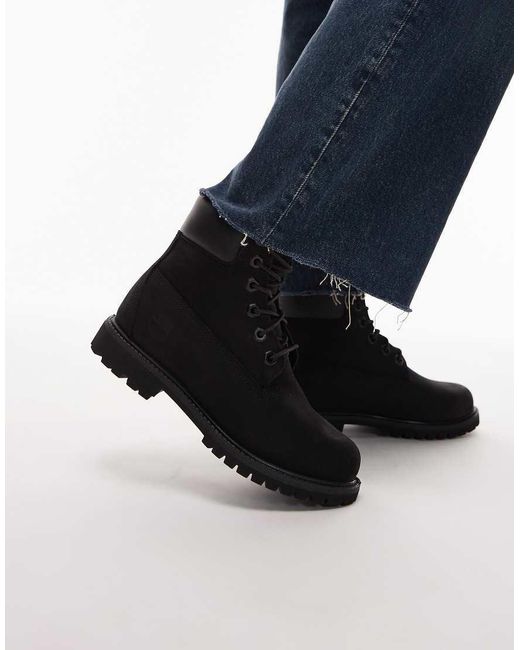Timberland Black Premium 6 Inch Boots