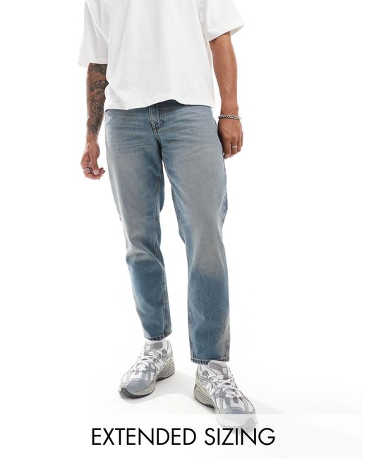 ASOS Blue Classic Rigid Jeans for men