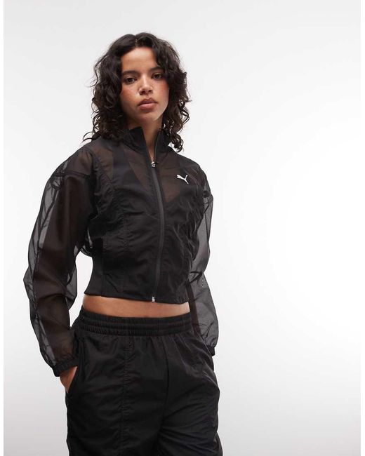 PUMA Black Dare To Oversized Woven Jacket
