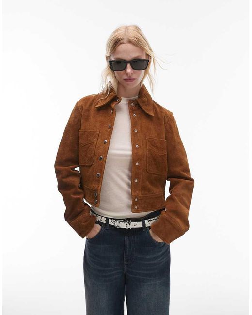 Mango Blue Suede Jacket