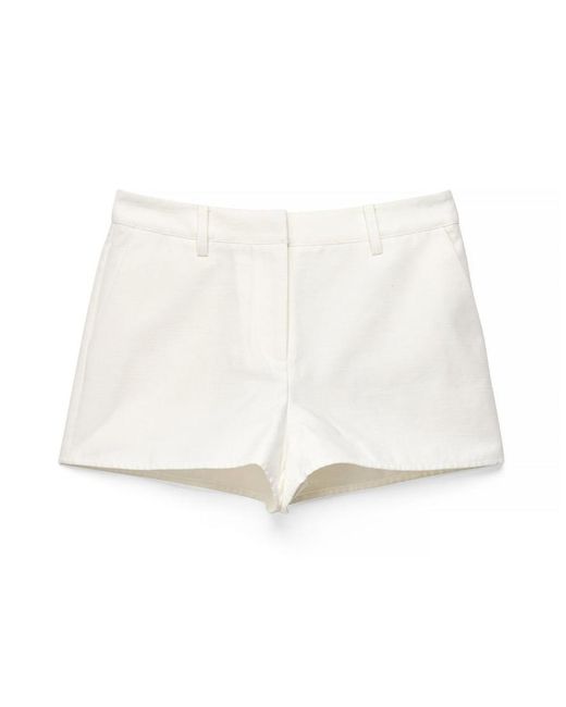 NA-KD Natural Mid Waist Shorts