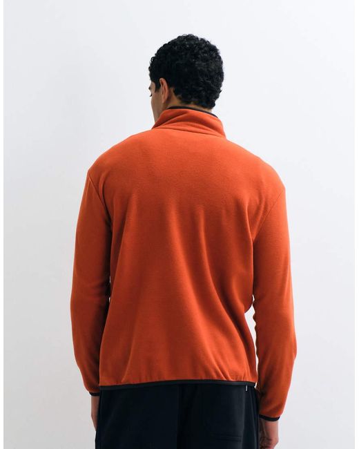 Regatta Orange Frankie Half Zip Fleece for men