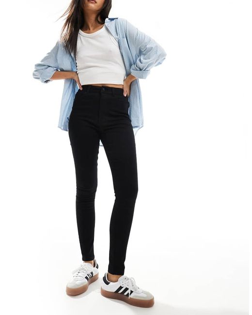 New Look Blue Jenna Lift And Shape Skinny Jeans