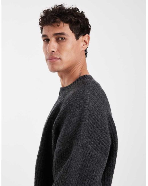 Jack & Jones Blue Crew Neck Cardigan for men