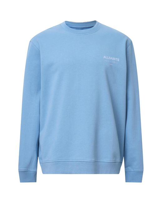 AllSaints – underground – sweatshirt in Blue für Herren