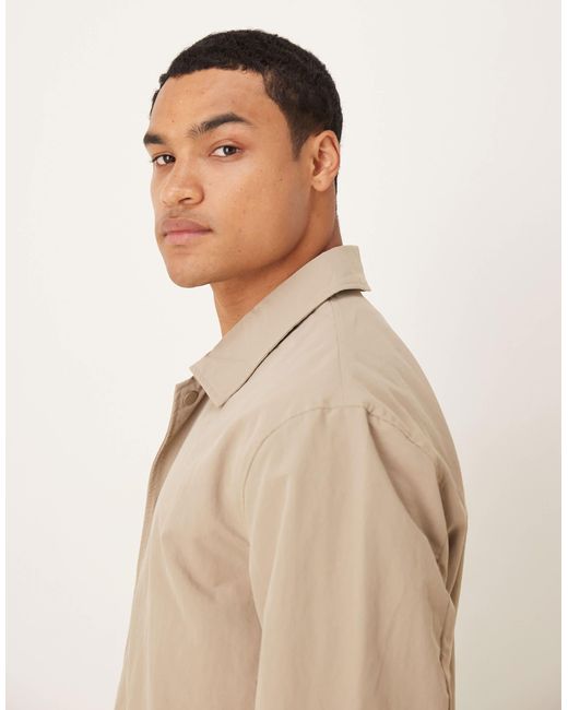 SELECTED Natural Coach Jacket for men