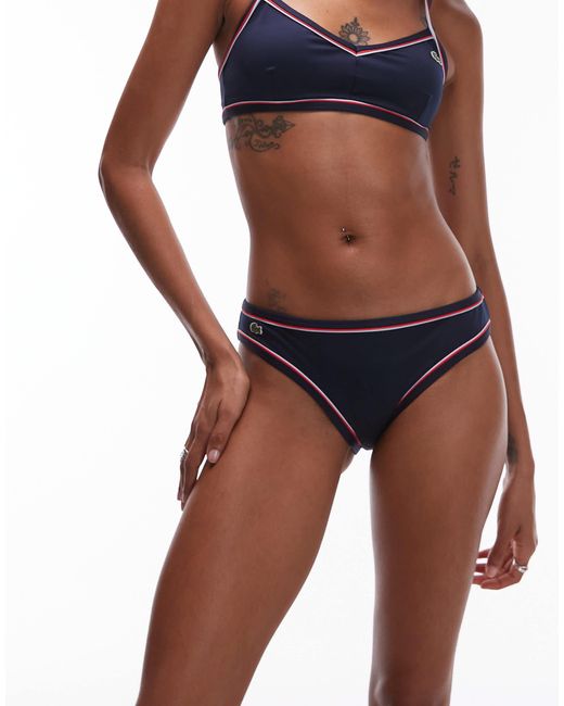 Lacoste White Co-ord Bikini Bottoms