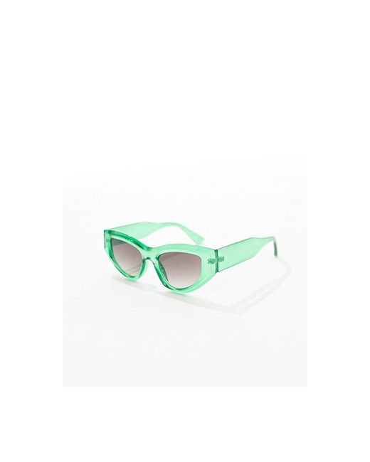 ALDO Green Zaron Rectangular Sunglasses