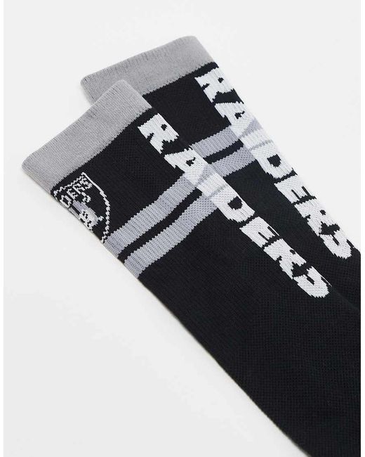 OOSC White Las Vegas Raiders Nfl Skisnowboard Sock for men
