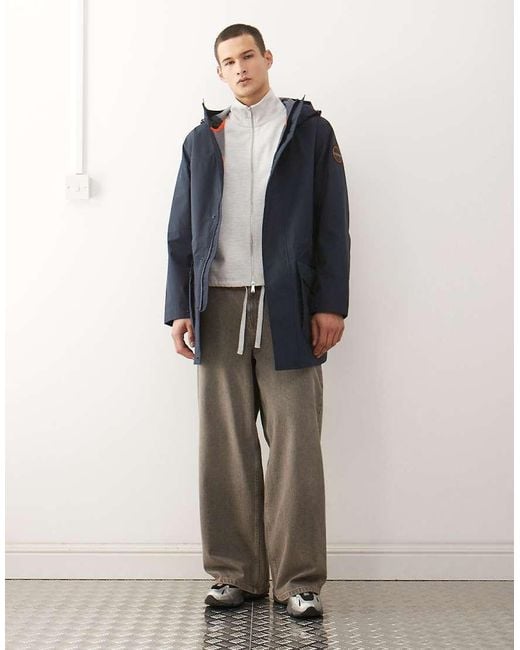 Napapijri Blue Pilloz Shell Jacket for men