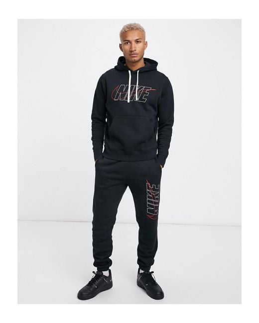 Nike Club Tracksuit Set in Black for Men | Lyst UK