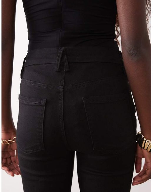 GOOD AMERICAN Black Never Fades Good Legs Straight Leg Jeans