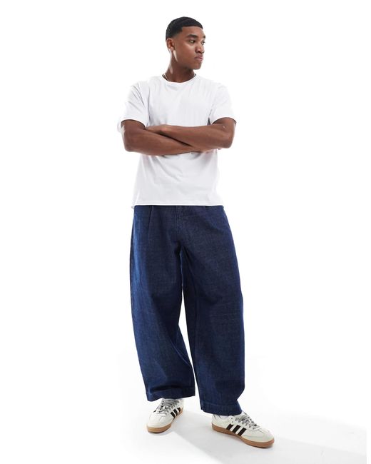 JJ Rebel – 2er-pack oversize-t-shirts in Blue für Herren