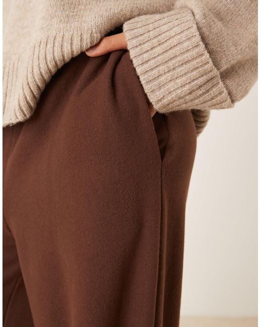 ASOS Brown Supersoft Oversized Barrell Leg jogger