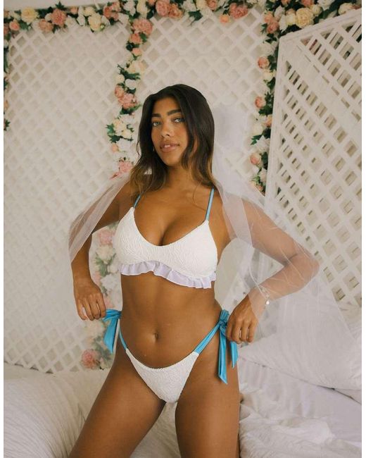Dippin' Daisy's Brown Bridal Bralet Bikini Top